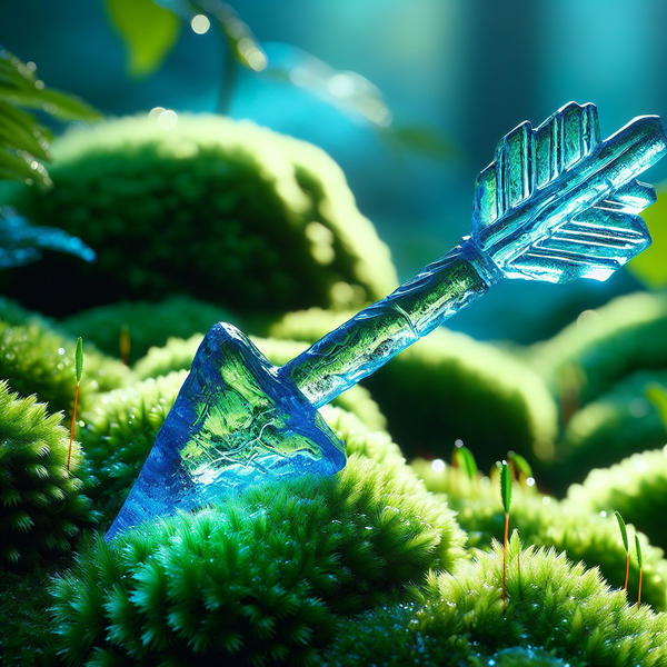 a-blue-ice-arrow-sitting-on-a-bed-of-moss.png